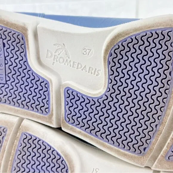 Blue Platform Ballet Flats - Picture 9 of 15